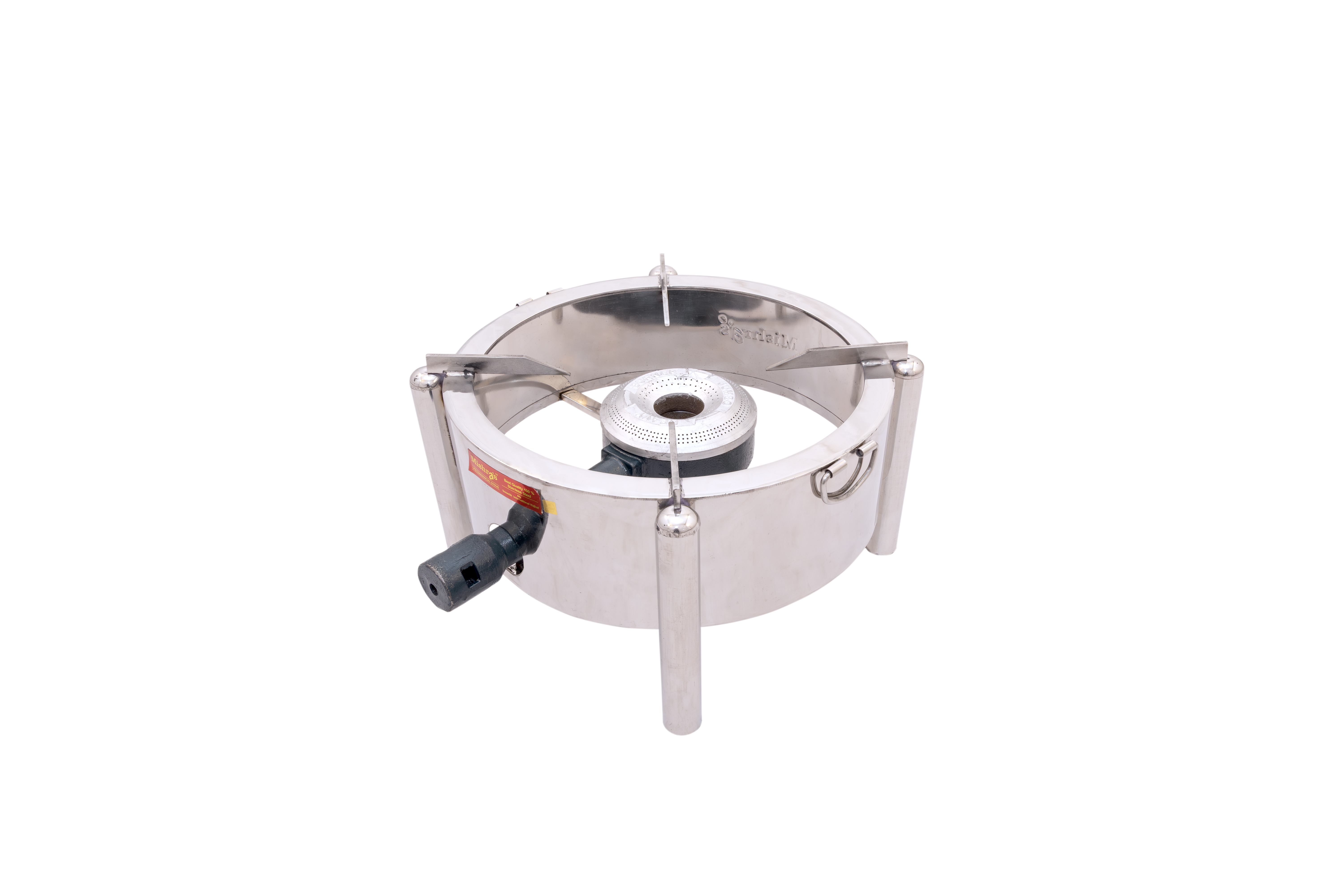 18x18x11 Round Heavy Stove with S.S. Ring